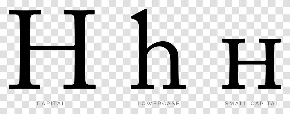 Three H Glyphs In Adobe Caslon Capital And Small H, Gray, World Of Warcraft Transparent Png