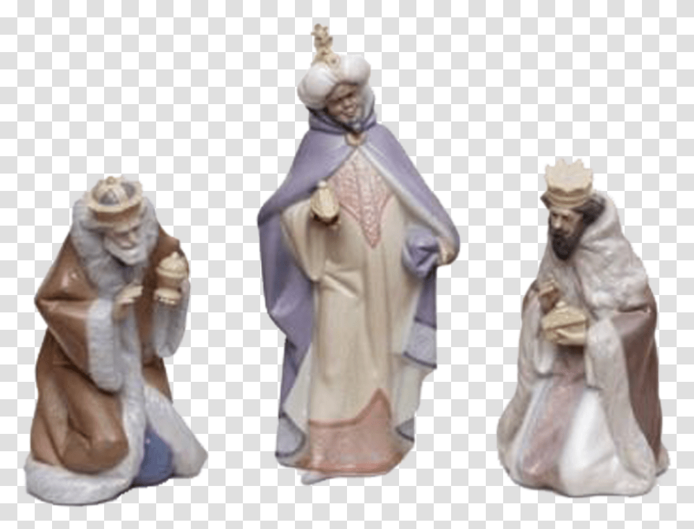 Three Kings In Belen, Figurine, Sculpture, Statue Transparent Png