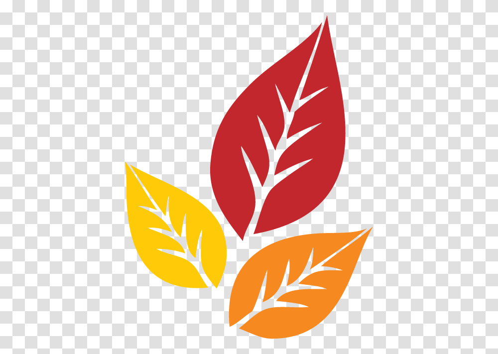 Three Leaf, Plant, Veins, Silhouette Transparent Png