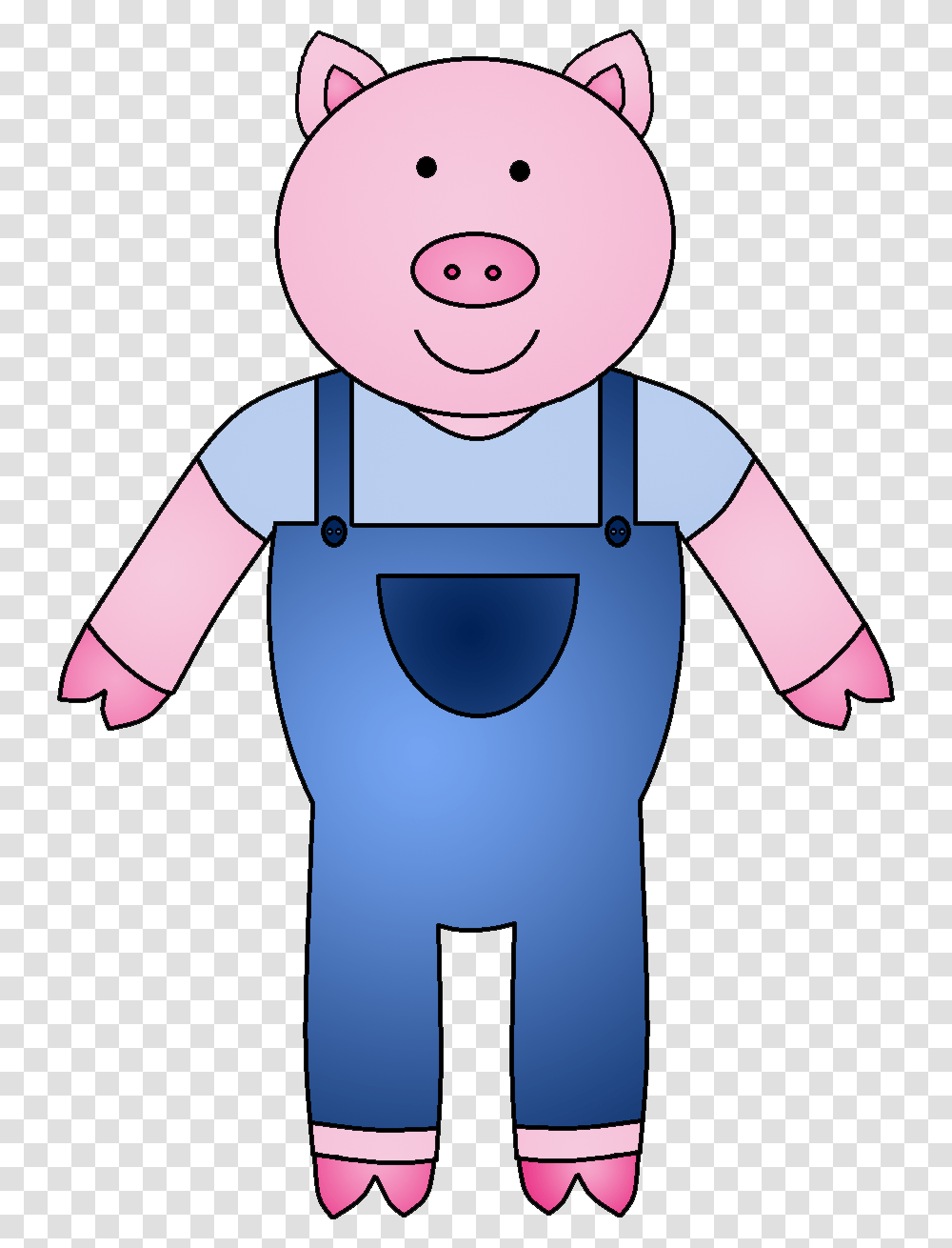 Three Little Pig Clipart, Female, Girl, Apron Transparent Png