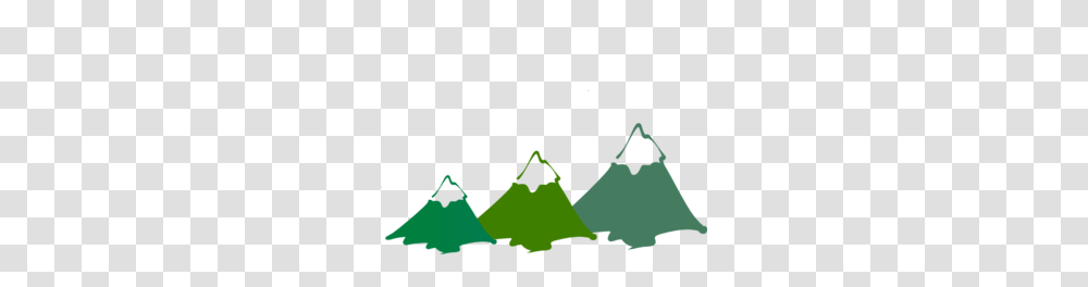Three Mountain Peaks Green Clip Art, Animal, Silhouette Transparent Png