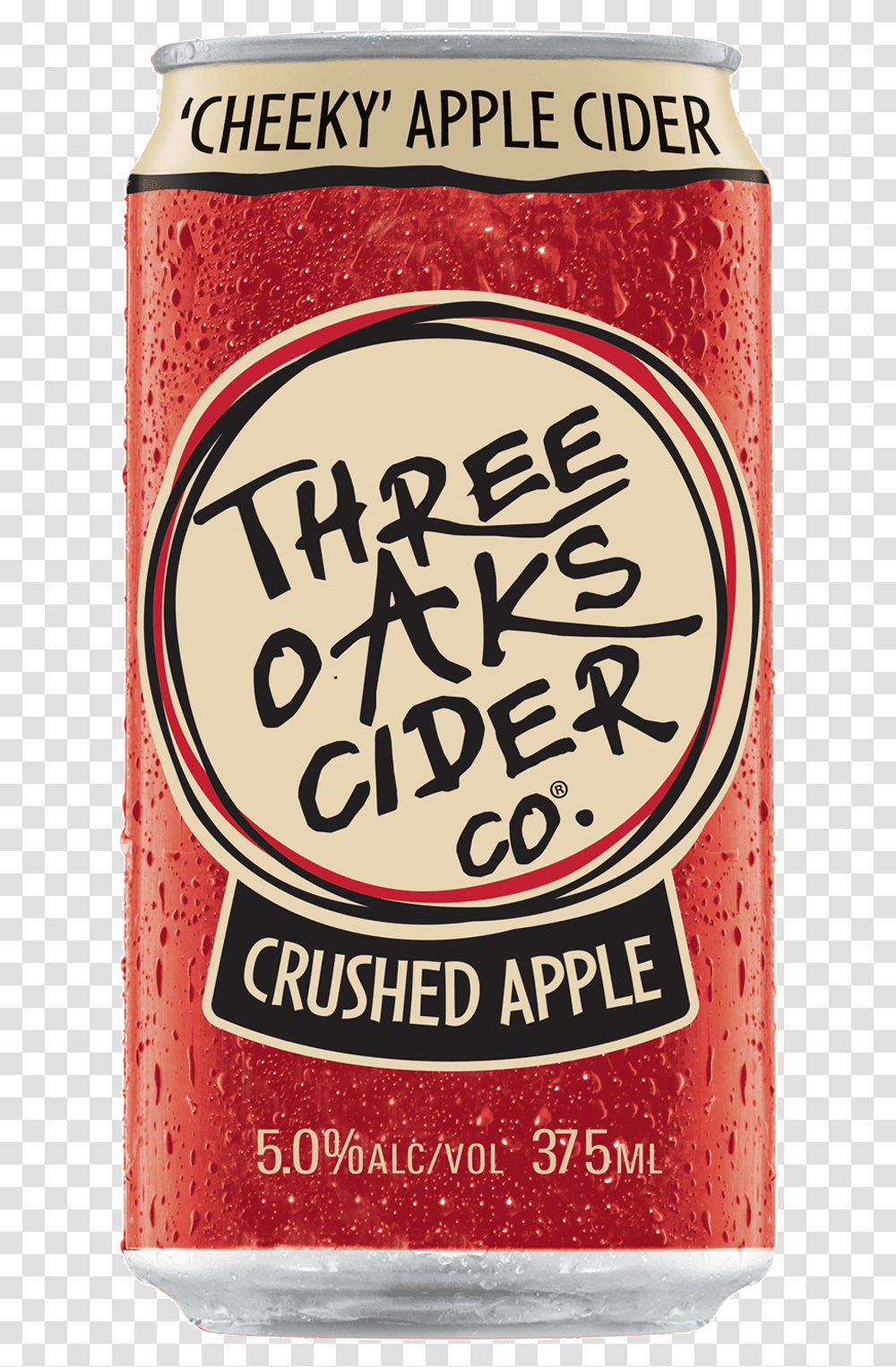 Three Oaks Cider, Beer, Alcohol, Beverage, Label Transparent Png