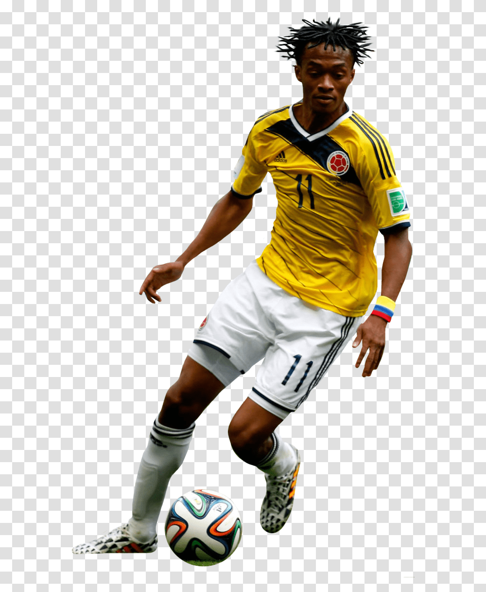 Three Of Colombia S World Cup Squad Have Ended Up In Juan Guillermo Cuadrado, Soccer Ball, Football, Team Sport, Person Transparent Png