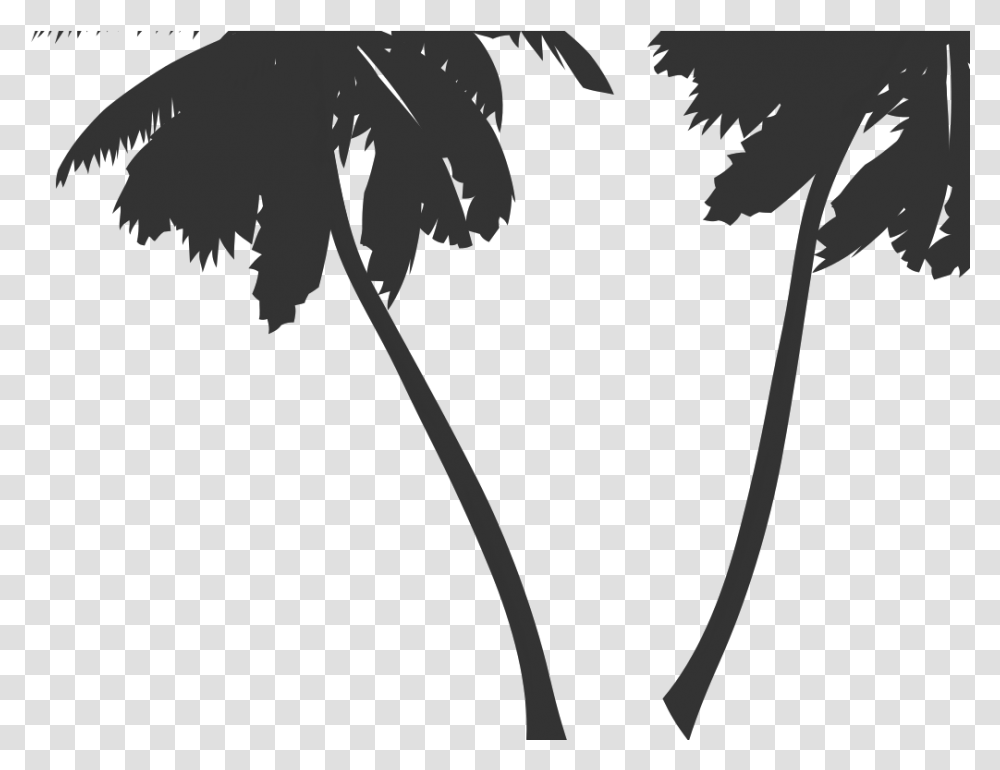 Three Palm Trees Svg Clip Arts Vector Palm Tree, Leaf, Plant, Silhouette, Bow Transparent Png