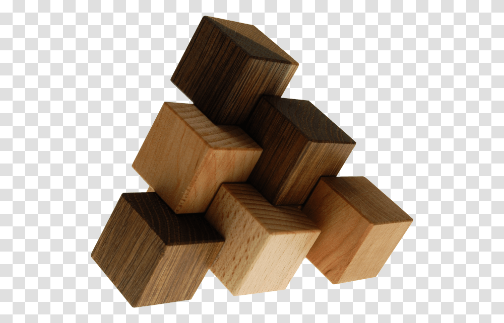 Three Piece Pyramid Plywood, Tabletop, Furniture, Box, Hardwood Transparent Png
