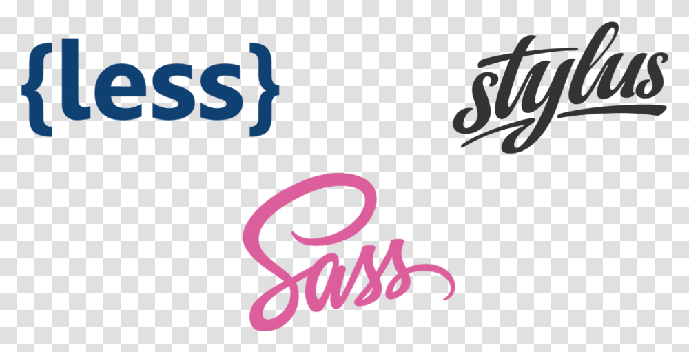 Three Popular Css Preprocessors Are Less Sass And Less Sass Stylus, Alphabet, Handwriting, Calligraphy Transparent Png