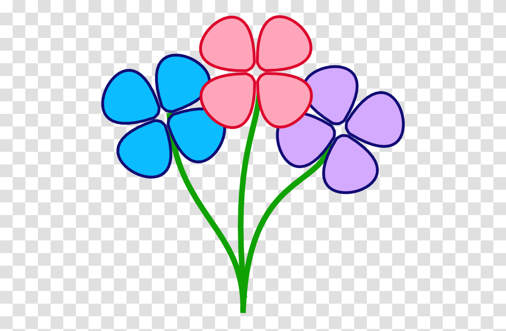 Three Pretty Flowers Clip Art, Nuclear, Rattle Transparent Png