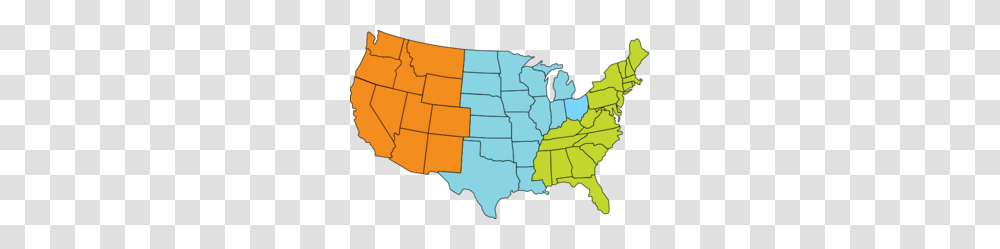 Three Region U S Map Clip Art, Land, Outdoors, Nature, Sea Transparent Png