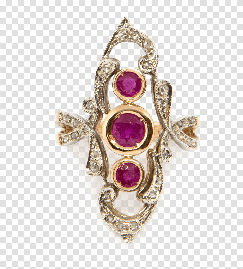 Three Ruby Ring Diamond, Accessories, Accessory, Jewelry, Gemstone Transparent Png