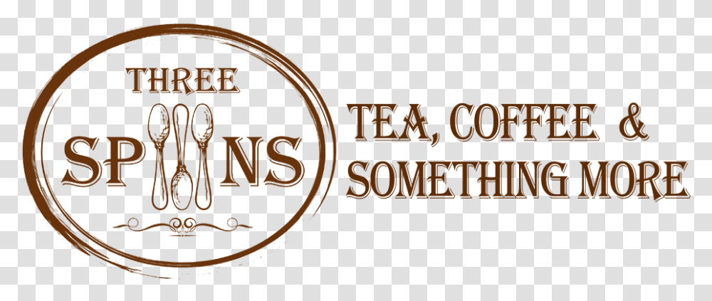 Three Spoons Tea Coffee And Something More Calligraphy, Alphabet, Logo Transparent Png