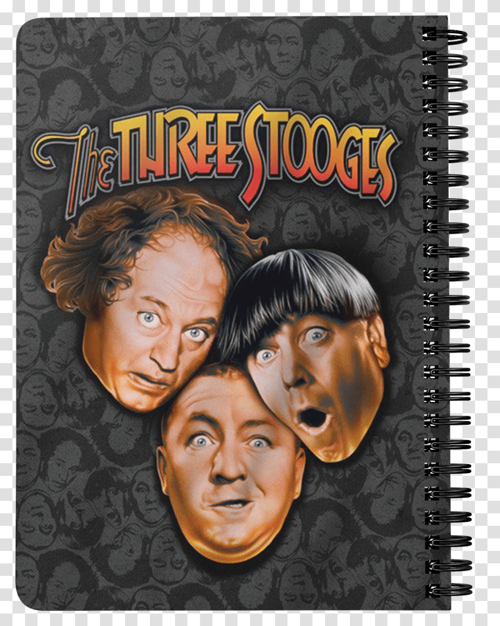 Three Stooges T Shirt Big Faces Transparent Png