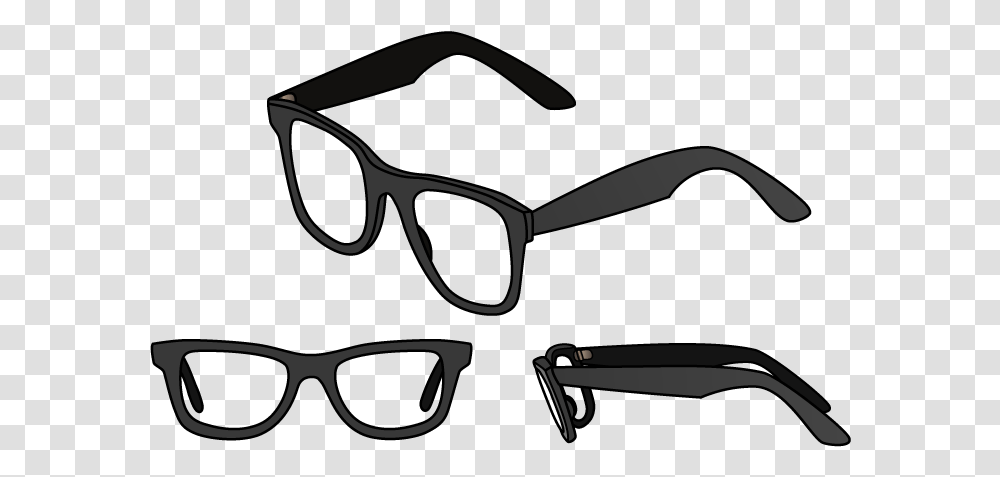 Three Views Of Wayfarer Frames Wayfarer Frames For Oval Face, Glasses, Accessories, Accessory, Sunglasses Transparent Png