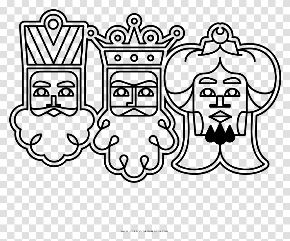Three Wise Men Coloring, Gray, World Of Warcraft Transparent Png
