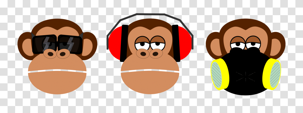 Three Wise Monkeys The Evil Monkey Primate Art, Sunglasses, Accessories, Accessory, Face Transparent Png