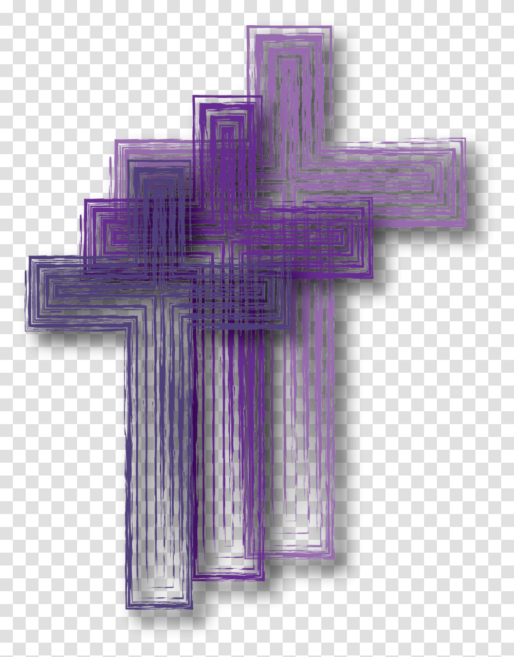 Threecrossesangled Cross, Crucifix Transparent Png