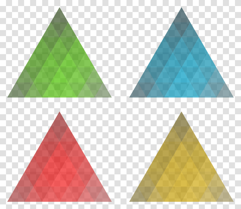 Threesome Green Blue Red Yellow Colors Shapes Coloured Shapes, Triangle, Rug Transparent Png