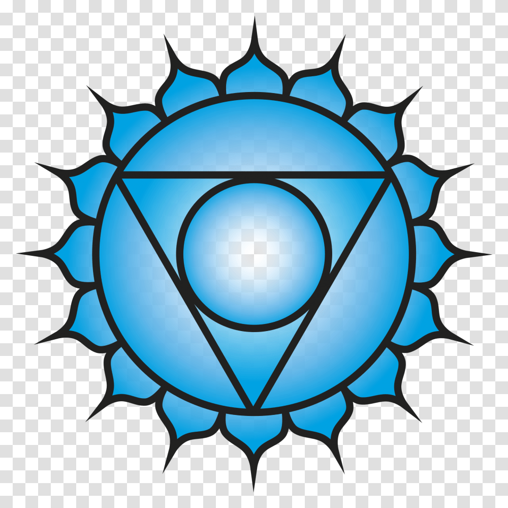 Throat Chakra Symbol Throat Chakra, Sphere, Ornament, Pattern, Fractal Transparent Png