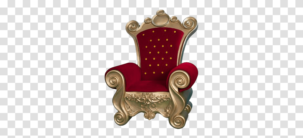 Throne Image Tron Santa Klausa, Furniture, Chair, Sweets, Food Transparent Png