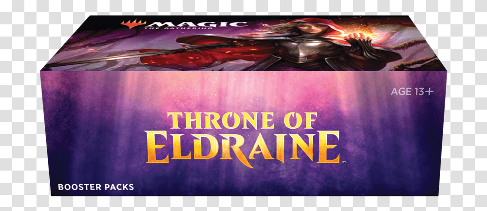 Throne Of Eldraine Booster Box, Poster, Advertisement, Book Transparent Png