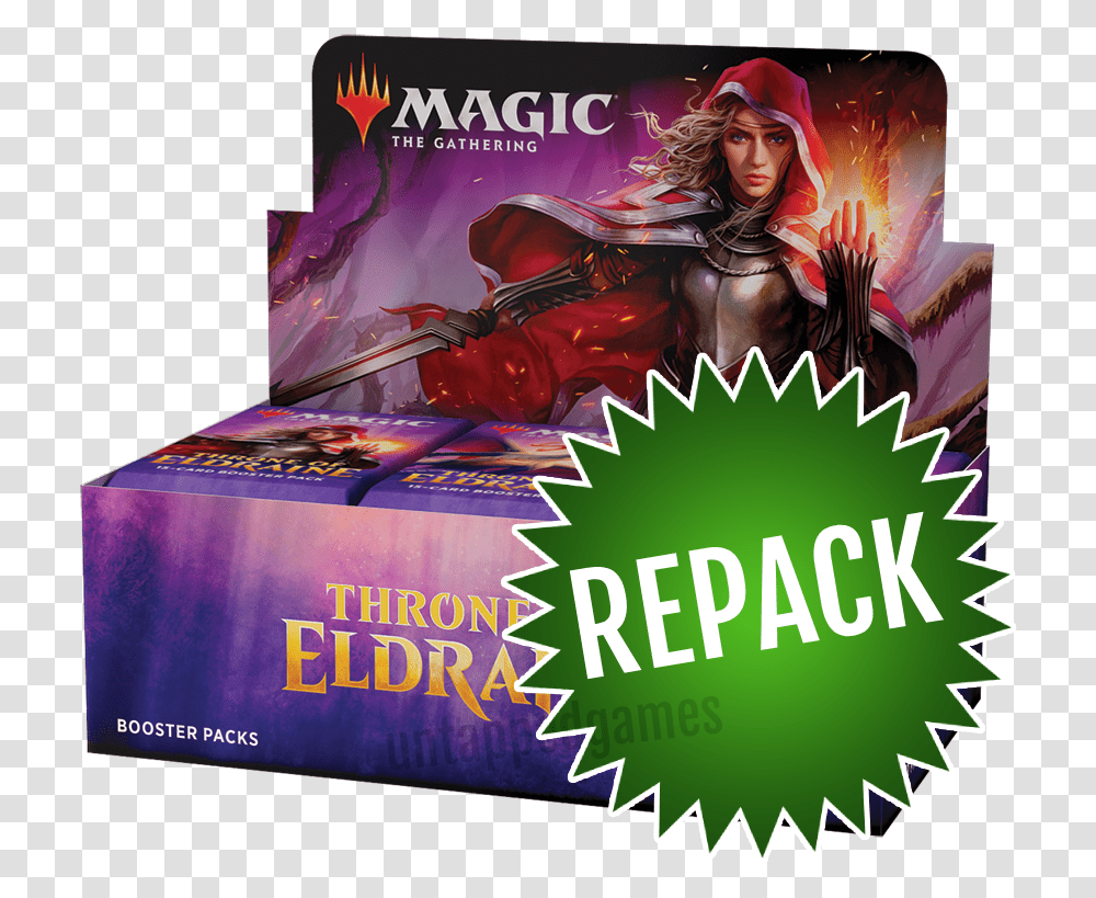 Throne Of Eldraine Booster Box, Poster, Advertisement, Flyer, Paper Transparent Png