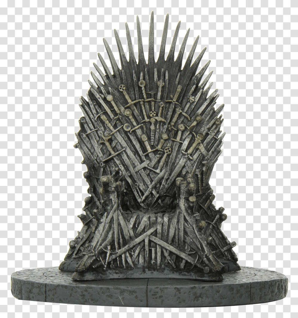 Throne Statue Thrones Of Game Iron Throne Game Of Thrones, Furniture, Fungus, Wedding Cake, Dessert Transparent Png