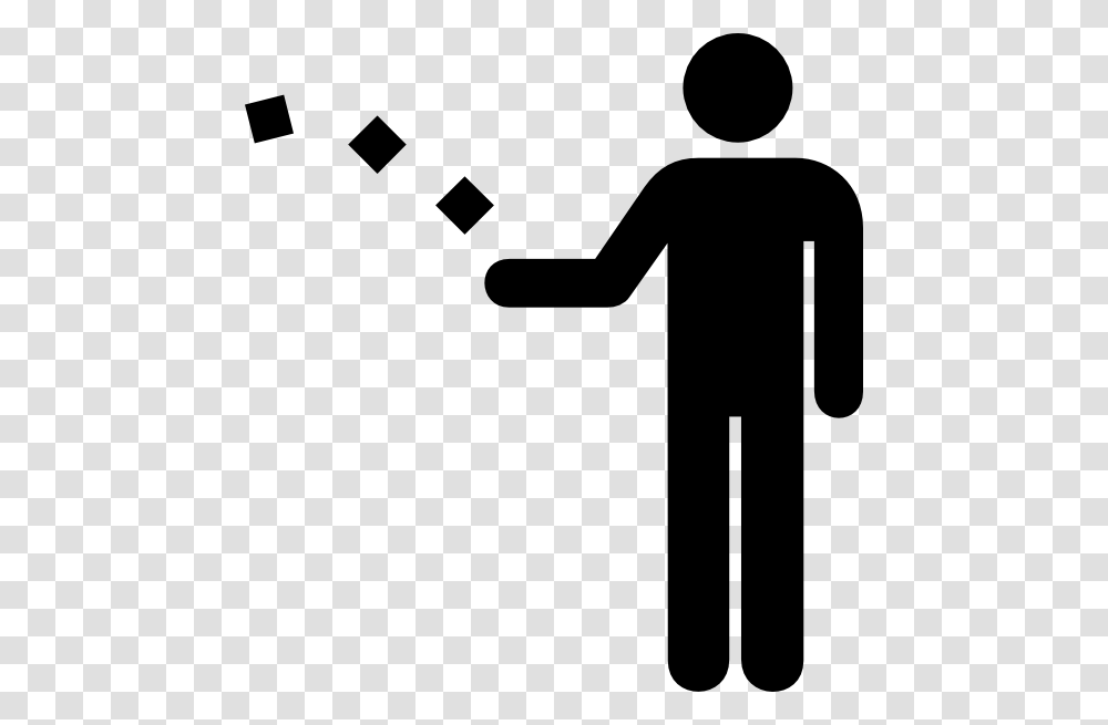 Throw Away Trash Clip Art, Person, Human, Silhouette Transparent Png