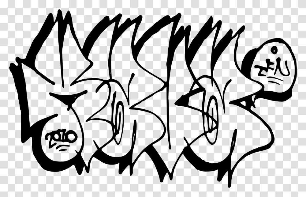 Throw Up Graffiti, Calligraphy, Handwriting, Stencil Transparent Png