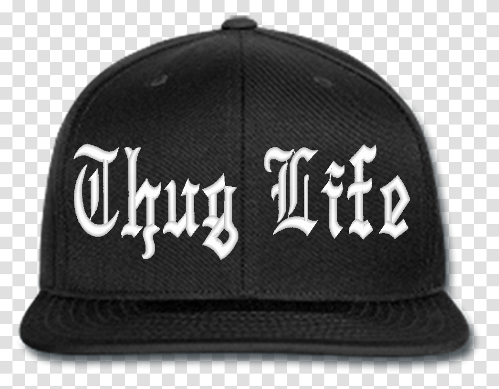 Thug Life Black Cap Thug Life Cap, Baseball Cap, Hat, Apparel Transparent Png