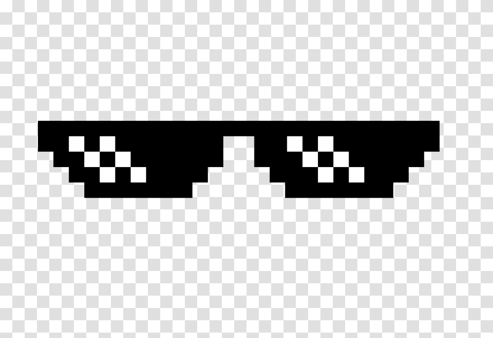 Thug Life Cool Glasses, Stencil Transparent Png