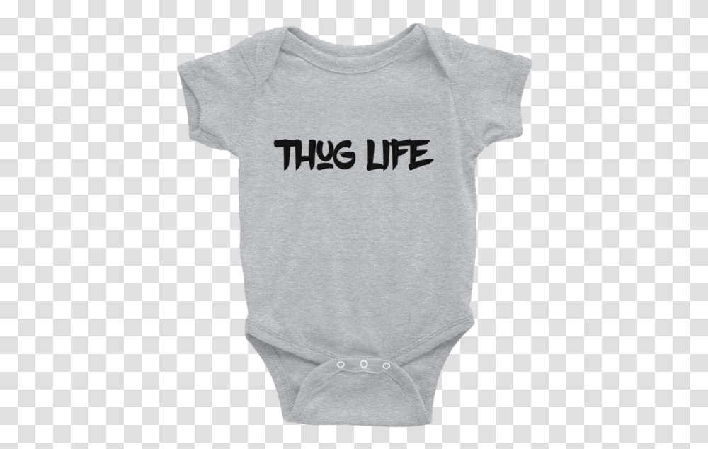 Thug Life Infant Bodysuit Active Shirt, Apparel, T-Shirt, Sleeve Transparent Png