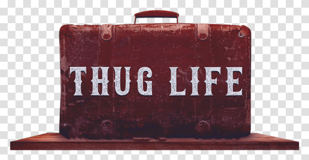 Thug Life Netflix Briefcase, Luggage, Suitcase Transparent Png