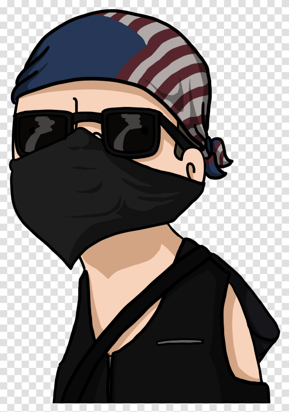 Thug Life Photo Cartoon, Sunglasses, Accessories, Helmet Transparent Png