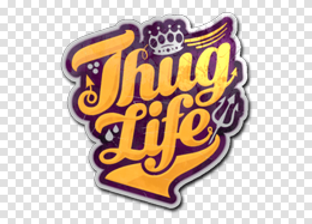 Thug Life Sticker Csgo, Logo, Food Transparent Png