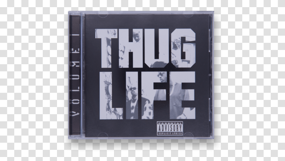 Thug Life Vol 1 Cd Calligraphy, Person, Text, Advertisement, Poster Transparent Png