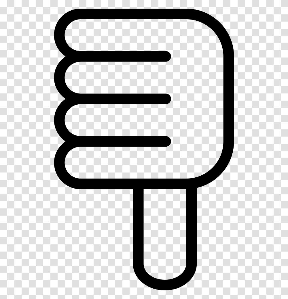 Thumb Down Basic Symbol Outline, Chair, Furniture, Sign Transparent Png