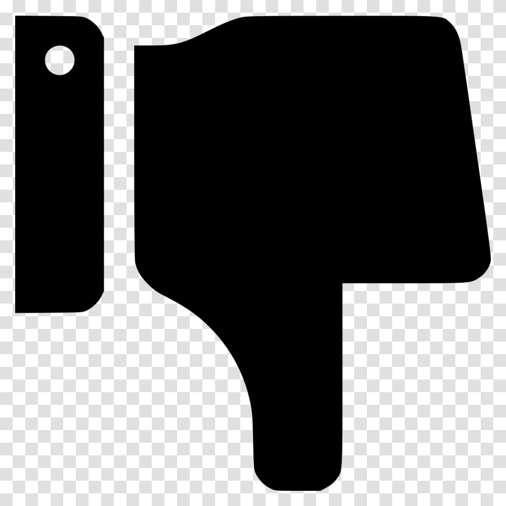 Thumb Down, Label, Silhouette, Stencil Transparent Png