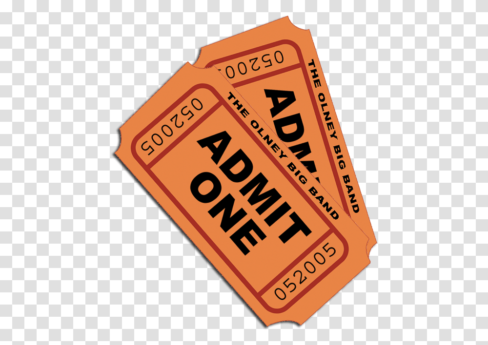 Thumb Image 2 Tickets, Paper Transparent Png