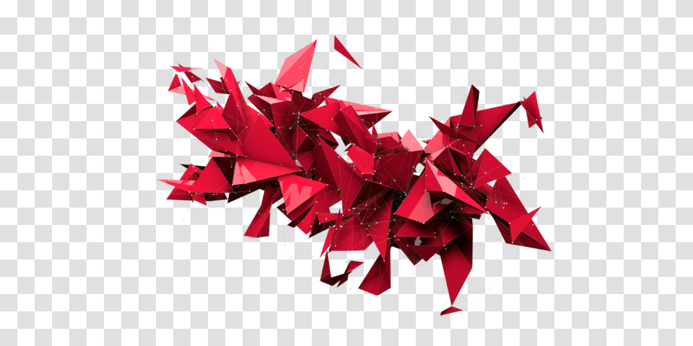 Thumb Image 3d Abstract Designs, Paper, Origami Transparent Png
