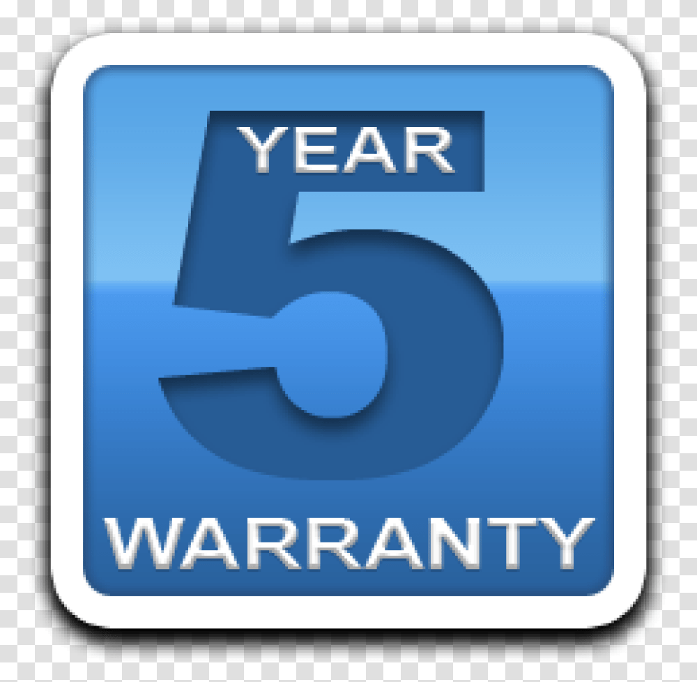 Thumb Image 5 Year Warranty Sign, Number, Label Transparent Png