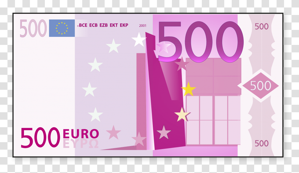 Thumb Image 500 Euro Note, Advertisement, Flyer, Poster, Paper Transparent Png