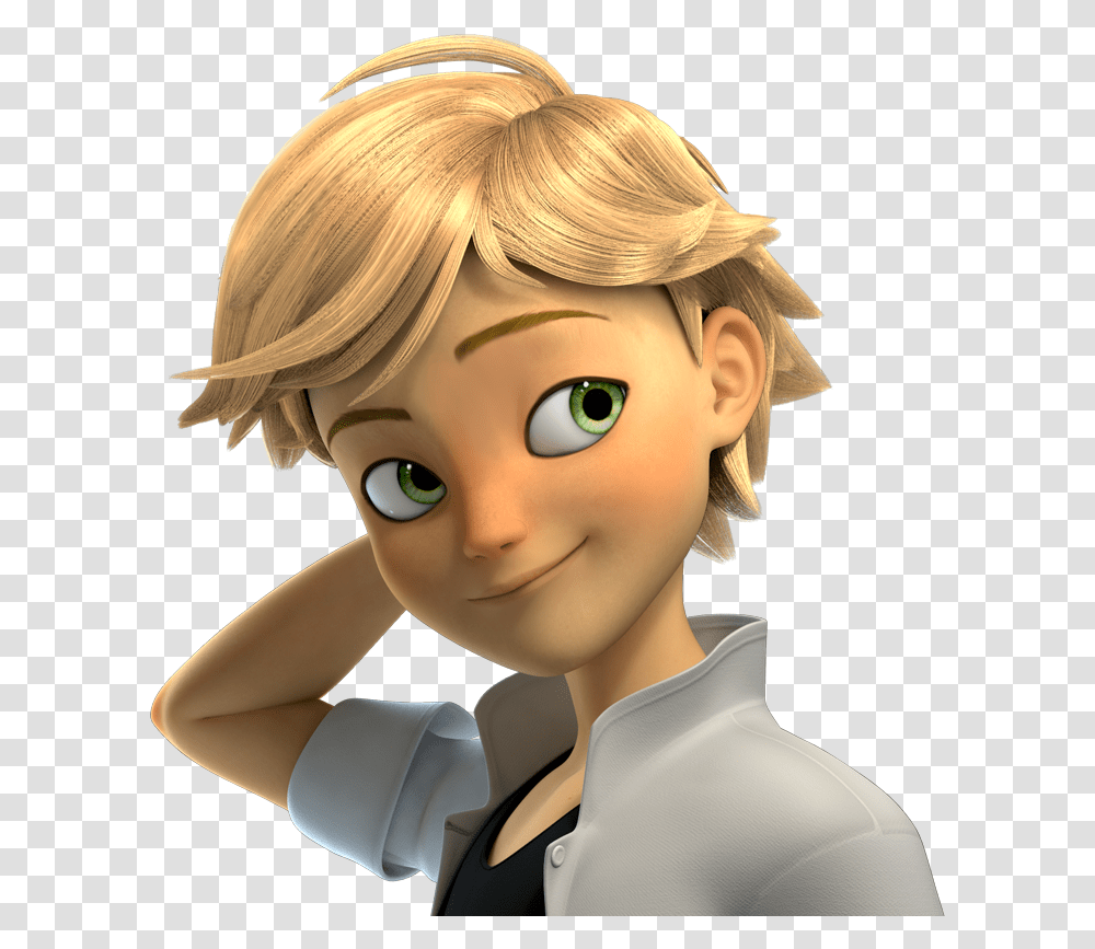 Thumb Image Adrien Miraculous Ladybug Age, Doll, Toy, Person, Human Transparent Png