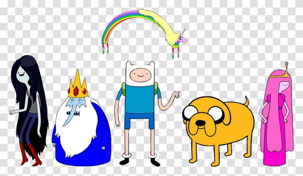 Thumb Image Adventure Time All Main Characters, Snowman, Outdoors Transparent Png