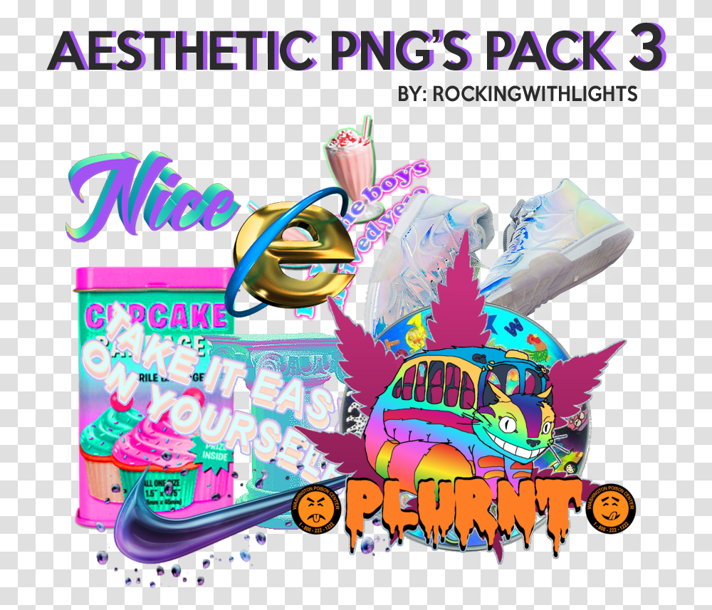 Thumb Image Aesthetic Pack, Poster, Advertisement Transparent Png