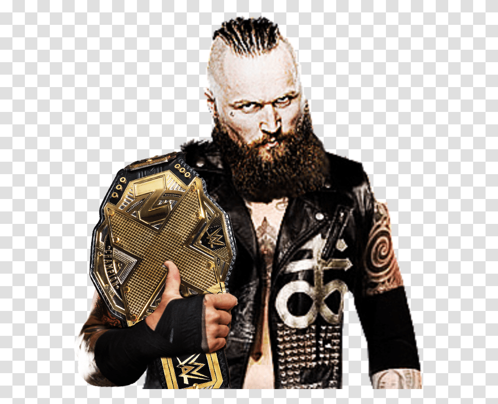 Thumb Image Aleister Black Nxt Championship, Person, Face, Long Sleeve Transparent Png