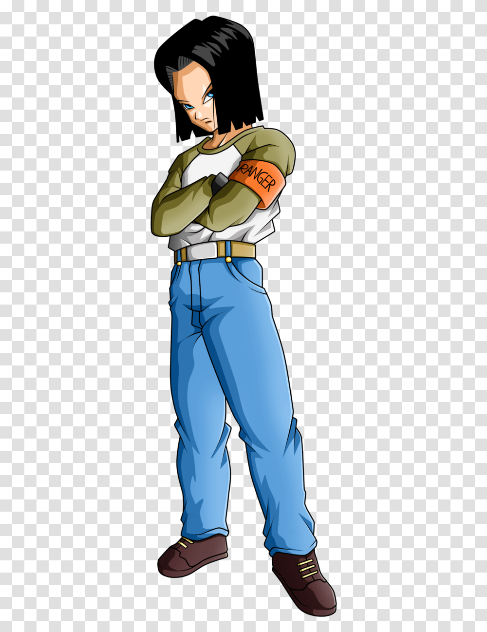 Thumb Image Android 17 Dragon Ball Super, Pants, Person, Jeans Transparent Png