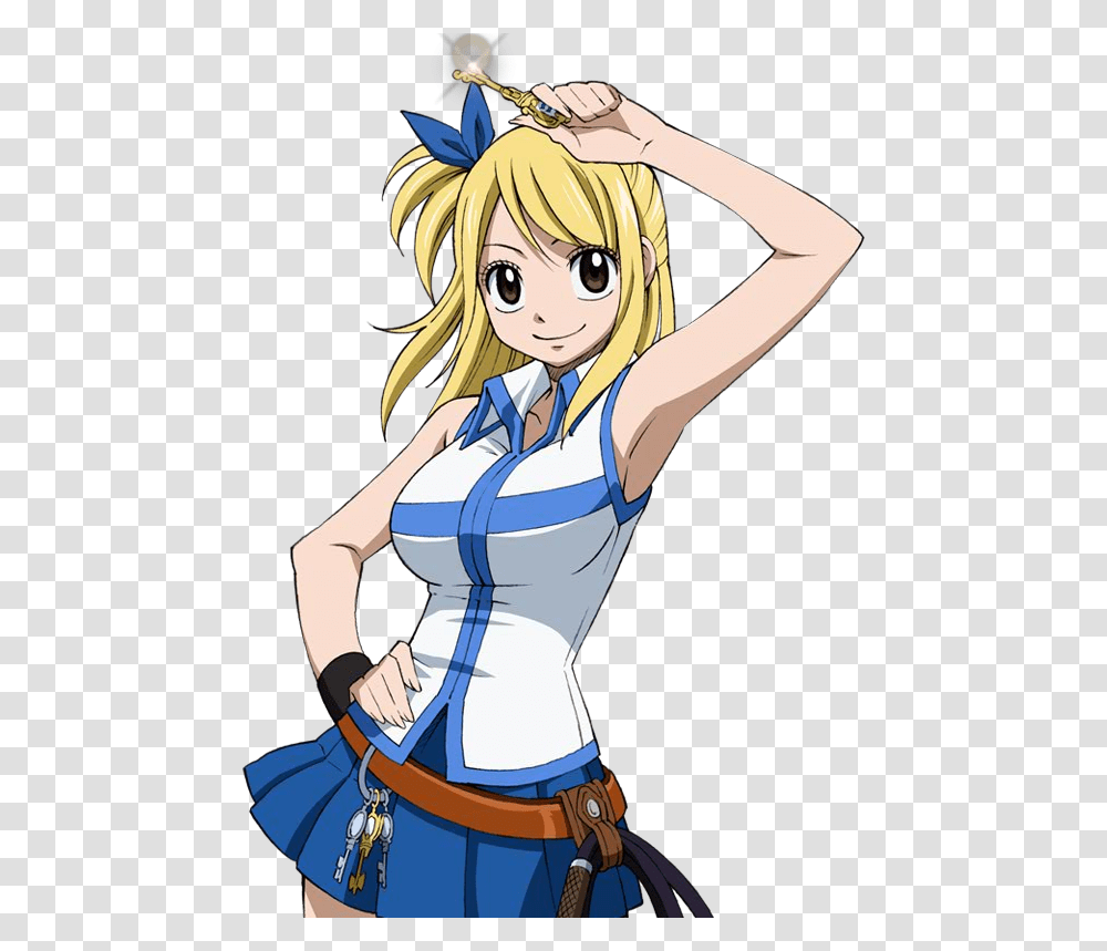 Thumb Image Anime Lucy Fairy Tail, Manga, Comics, Book, Person Transparent Png