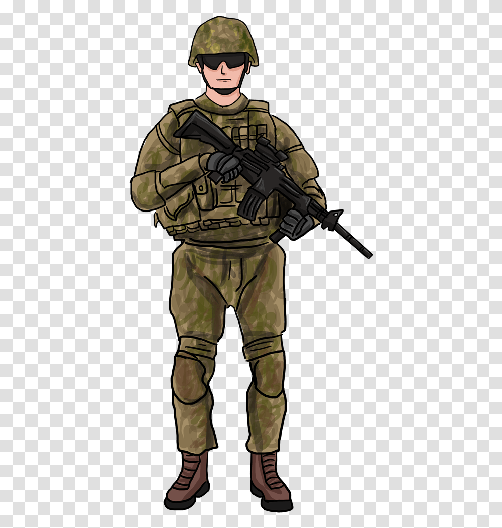 Thumb Image Army Soldier Clipart, Person, Human, Military, Military Uniform Transparent Png