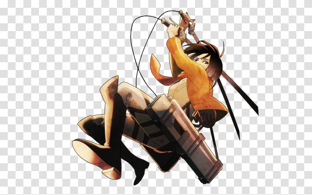 Thumb Image Attack On Titan Mikasa, Person, Human, Leisure Activities, Dance Pose Transparent Png
