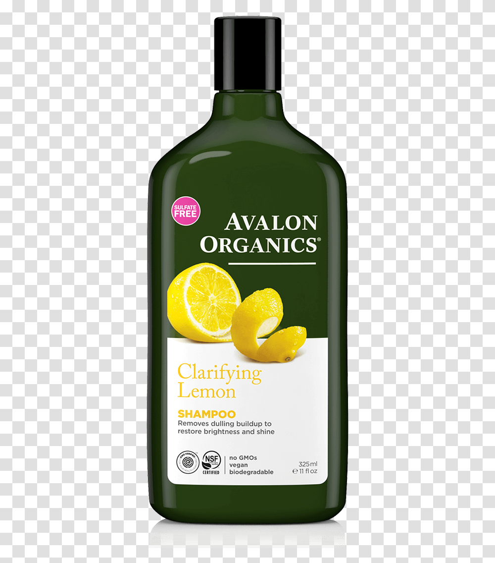 Thumb Image Avalon Organics Lemon Clarifying Shampoo, Orange, Citrus Fruit, Plant, Food Transparent Png