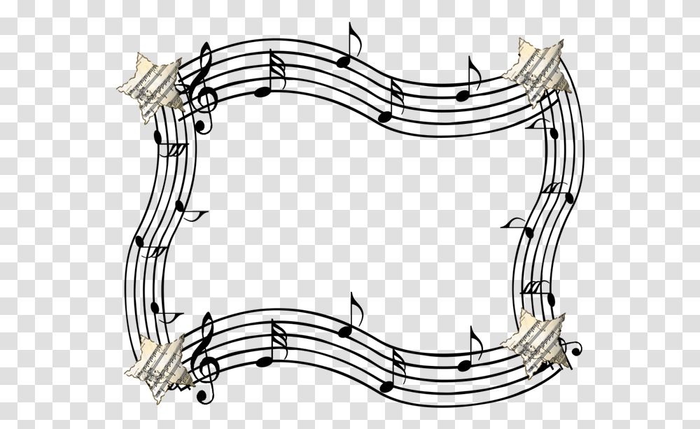 Thumb Image Background Music Notes Border, Person, Leisure Activities, Paper Transparent Png